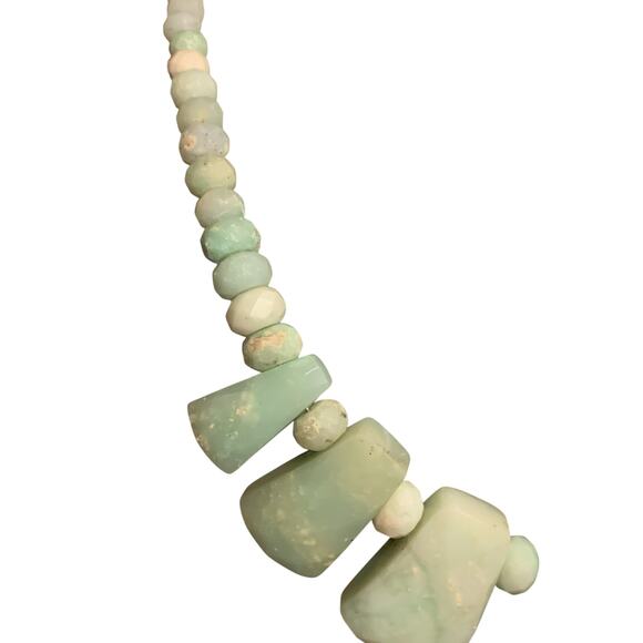 Jay King Sterling Silver and Green Opal Necklace By DTR New in Box with Tags - Picture 6 of 7